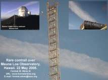 Scie di condensazione sulle Hawaii